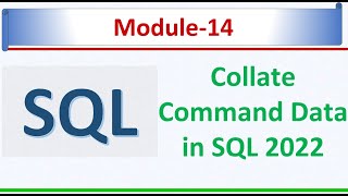 How to Filter Case Sensitive Data with Collate Command | Microsoft SQL Server 2022 SQL Module 14