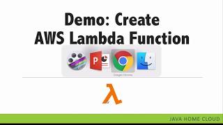 Session 2 : Demo AWS Lambda, Creating Function