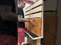 The easy way to install drawer fronts! #woodworking