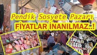 PENDİK SOSYETE Pazarı VLogu 🛍️KIŞLIKLAR GELMİŞ #keşfet #ucuzalisveris#çeyizalışverişi