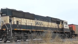 BNSF 5797 Leads Coal Train on Peoria Sub, Galesburg, IL