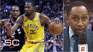 Stephen A. gives Warriors the edge vs. Raptors in the NBA Finals | SportsCenter