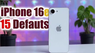 15 fonctionnalités qui manquent à l'iPhone 16e !