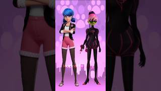 Marinette as akumatize character's style // #miraculous #shorts #viral #video #youtubeshorts