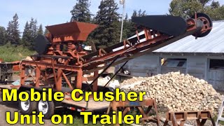 Mobile Jaw Crushing/Recycling: Rocks, Concrete, Asphalt, Demo Debris, Stones, Bricks