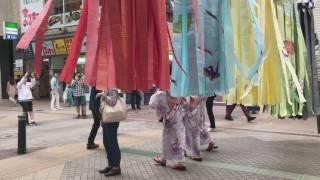 杜の都親善大使の3人の女性が歩いていた / 17/06/11 東北絆祭り2017 仙台