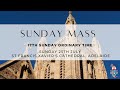 Sunday 25 July 11am Mass - 17th Sunday Ordinary Time