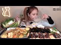 막걸리원샷...이런사발에 드시면 안돼요.....술먹방 feat.모듬전 과메기 술먹방 alcohol mukbang eating show