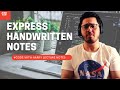 Express JS handwritten Notes | Download | CodewithHarry