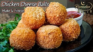 Cheesy Chicken Balls (Ramzan Special) |Chicken Bread Balls Recipe|Iftar Snacks Recipe By Iqra Sadam
