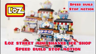 Loz Mini Shaved Ice Shop 1219 Speed Building Stop Motion | Alternative Lego Review | Mini Bricks