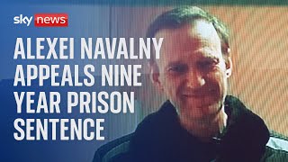 Russian opposition leader Alexei Navalny appears in Moscow court