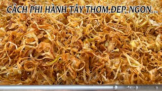 Cách Làm Hành Tây Phi Giòn Rụm  - Crispy Fried Yellow Onions