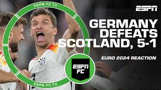 Germany DOMINATES Scotland to open UEFA EURO 2024 👀 [FULL REACTION] | ESPN FC