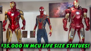 COMPARING $35,000 in LIFE SIZE MCU STATUES! Queen Studios Mark 7 \u0026 Mark 85 IRON MAN: Xtrumble