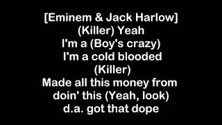 Eminem ft. Jack Harlow _ Cordae - Killer (Remix) [Lyrics]
