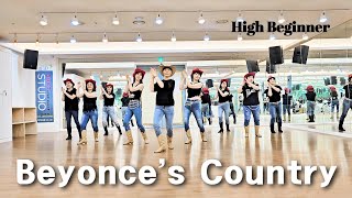 Beyonce's Country Line Dance (High Beginner)