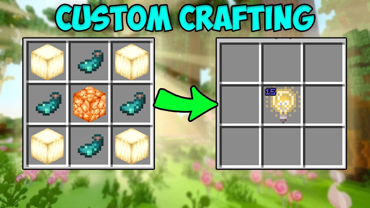 How To Create Custom Crafting Recipes In Minecraft Bedrock Bedrock