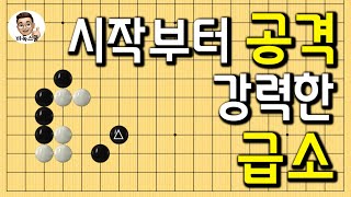 시작부터 공격 강력한 급소 #실전바둑 #바둑강의 #baduk