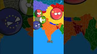 World VS India #countryballs #nutshell #ww3 #countryballanimation #shortsviral #shorts