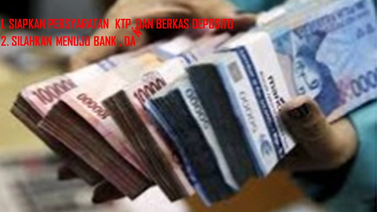 Cara Mengambil Uang Di Bank - YouTube