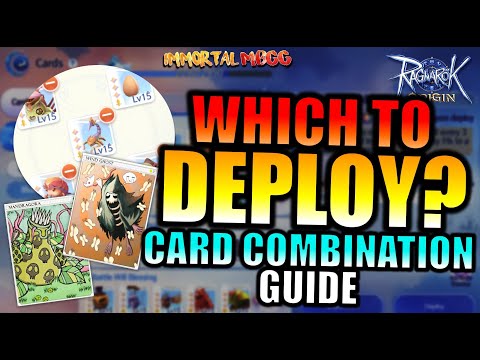 ALL CARD COMBINATIONS : PRIORITIZE THESE CARDS!! - RAGNAROK ORIGIN