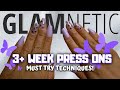 How to Get Your Press On Nails to Last 3 Weeks! | *Honest* Glamnetic Nail Review