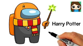 How to Draw AMONG US Crewmate | Harry Potter