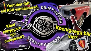 #Veckansbilnyheter - Koenigsegg blir vin? Känd bilbyggare gör comeback?