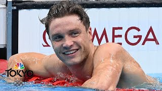 Bobby Finke claims 800m free gold with breathtaking final sprint | Tokyo Olympics | NBC Sports