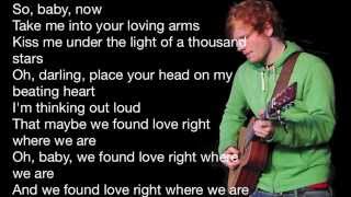 Ed Sheeran - Thinking out loud (Lyrics HD)