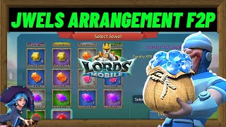 BEST F2P Lords Mobile Jewels Arrangement Strategy Found? #aladdinlive #lordsmobile