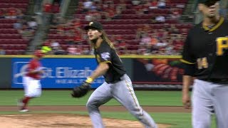 PIT@CIN: Jaso starts inning-ending DP in the 4th