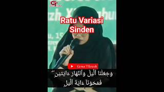 Tilawah Viral ratu variasi sinden #shorts