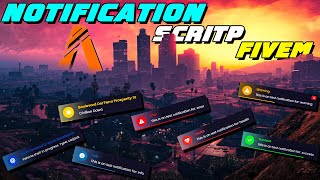 Free New Notification System Script | v42-notify | QBCore/ESX | FiveM Tutorial #48