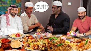 Shahrukh , Salman Khan, Aamir Enjoying Biggest Iftar Party in Ramadan 2022 at Galaxy Apartment