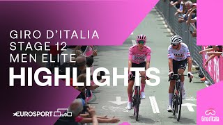 CLASS IS PERMANENT! 😃 | Giro D'Italia Stage 12 Race Highlights | Eurosport Cycli