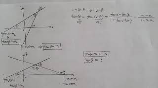 [미적분] 19. 삼각함수의 덧셈정리(두직선이 이루는 예각의 크기)