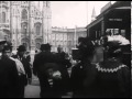 Milan, Place du Dôme Lumière, 1896