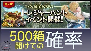 【リネ２レボ】 500箱開けた結果のドロ確率は！？（トレジャーハントイベント特集１）