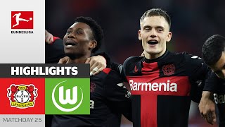 Leverkusen Remains Unstoppable! | Bayer Leverkusen - Wolfsburg 2-0 | Highlights | MD 25 – Bundesliga