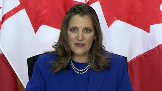 Budget's housing measures look to 'break barriers to increase housing supply': Freeland