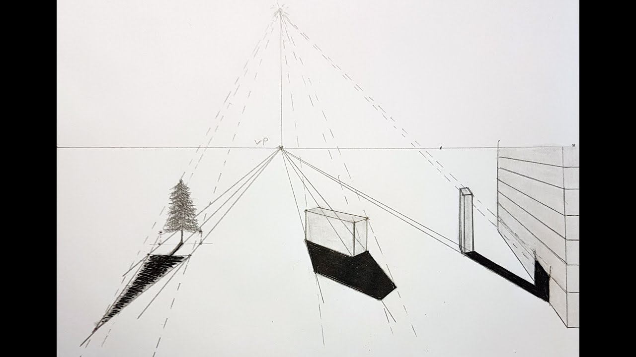 How To Draw Cast Shadows In Perspective