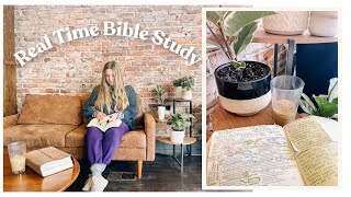 REAL TIME Bible Study - VERY EASY do it yourself!