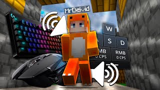 Mouse \u0026 Keyboard sounds +15 CPS! -  4K 480FPS - SKYWARS MRDEIVID