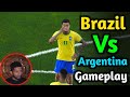 Brazil Vs Argentina El Clasico Pes 21 Gameplay On PC 🤗