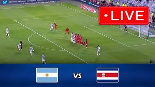 🔴[LIVE] argentina vs costa rica live match | International Friendly | Costa rica Vs Argentina