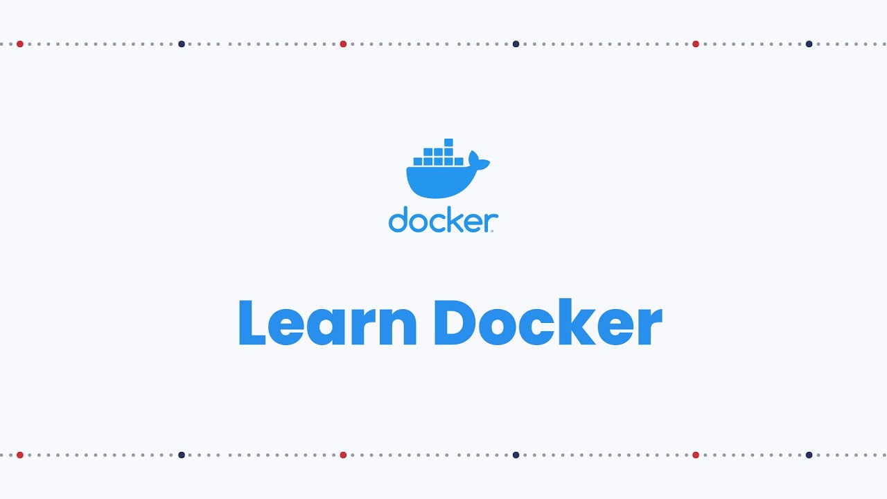 Learn Docker Course Overview Youtube