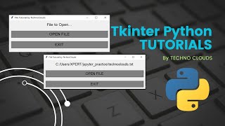 How to open file in tkinter | Python tkinter tutorials