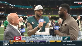 PostGame Interview | Darius Slay Jr talks about Eagles win Super Bowl LIX with 40-22 win over Chiefs